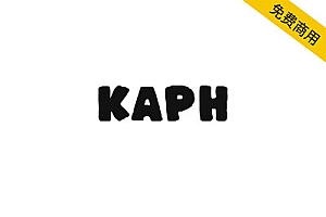 【Kaph】手写可爱风格免费英文字体,2种样式和443个字形